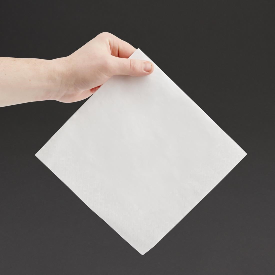 Fiesta Recyclable Dinner Napkin White 400x400mm 2ply 1/4 Fold (Pack of 2000) - FE235