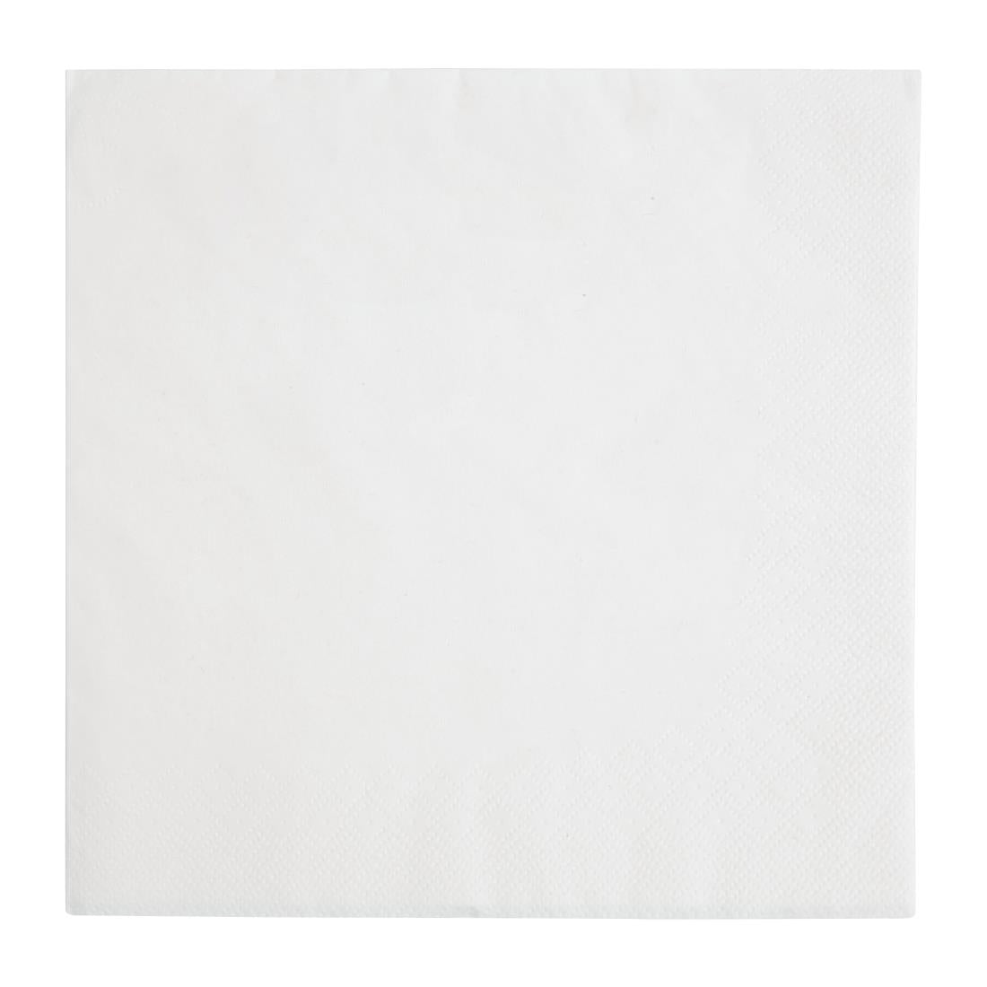 Fiesta Recyclable Dinner Napkin White 400x400mm 3ply 1/4 Fold (Pack of 1000) - FE251