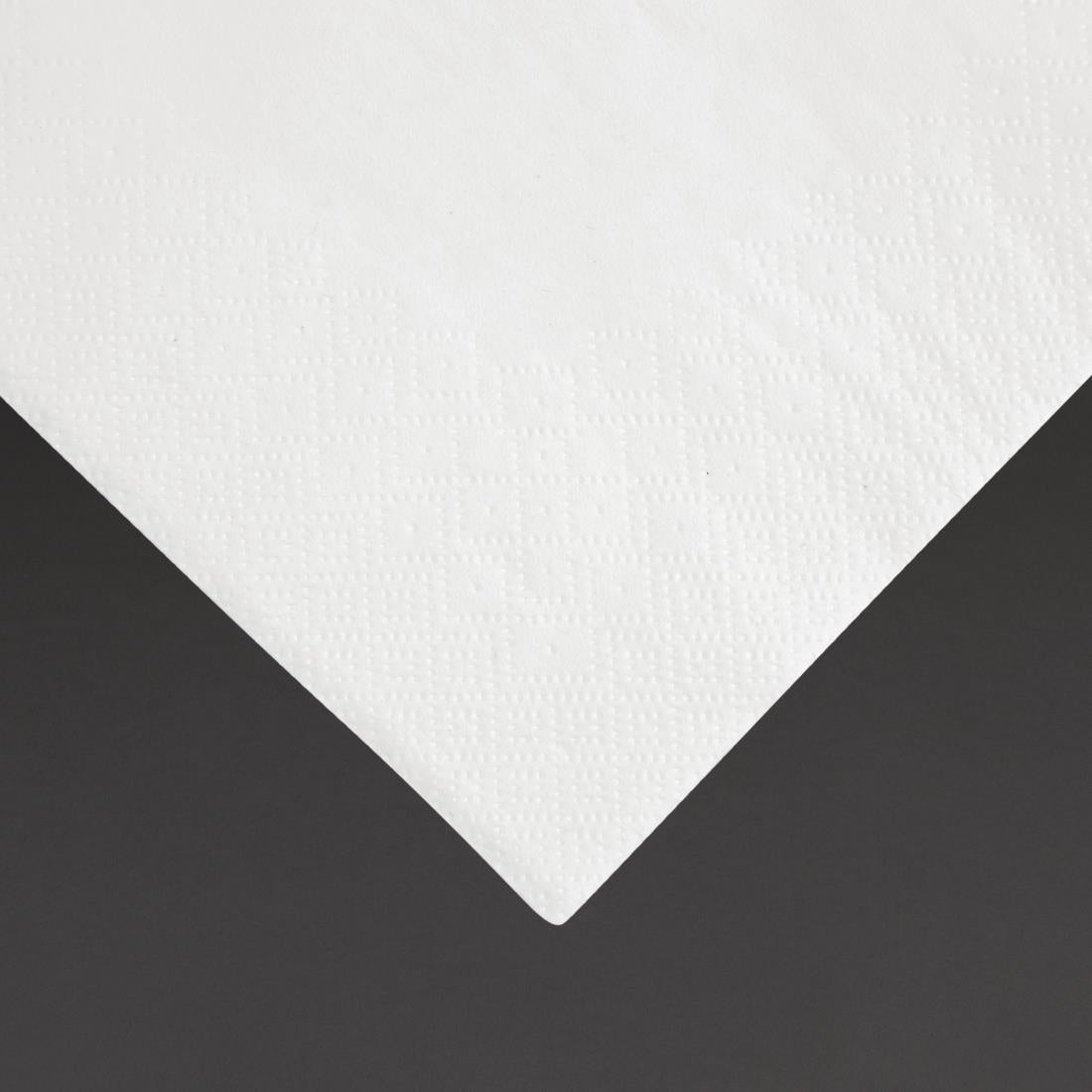 Fiesta Recyclable Dinner Napkin White 400x400mm 3ply 1/4 Fold (Pack of 1000) - FE251