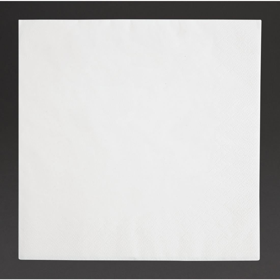 Fiesta Recyclable Dinner Napkin White 400x400mm 3ply 1/4 Fold (Pack of 1000) - FE251