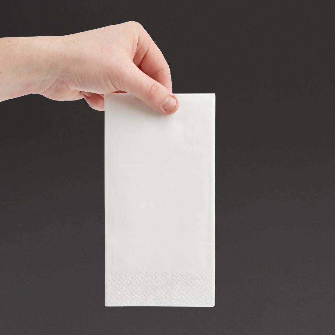 Fiesta Recyclable Dinner Napkin White 400x400mm 3ply 1/8 Fold (Pack of 1000) - FE258