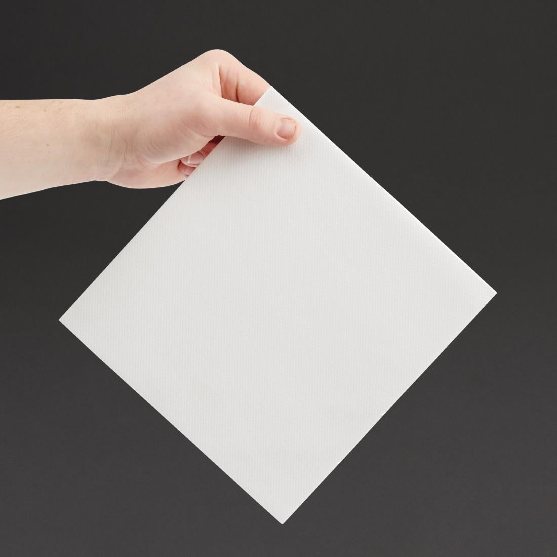 Fiesta Recyclable Premium Tablin Dinner Napkin White 400x400mm Airlaid 1/4 Fold (Pack of 500) - FE264