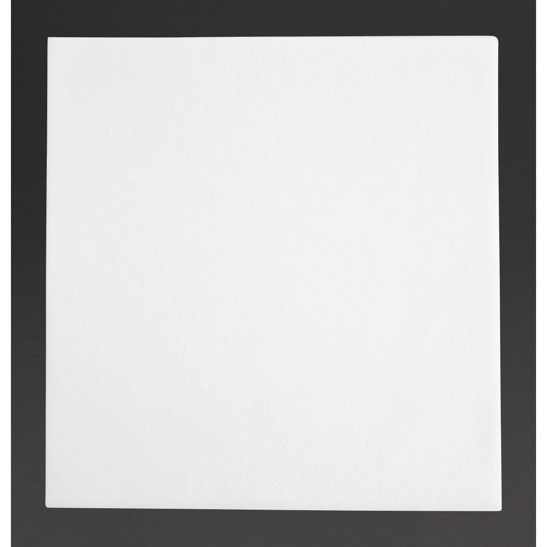 Fiesta Recyclable Premium Tablin Dinner Napkin White 400x400mm Airlaid 1/4 Fold (Pack of 500) - FE264