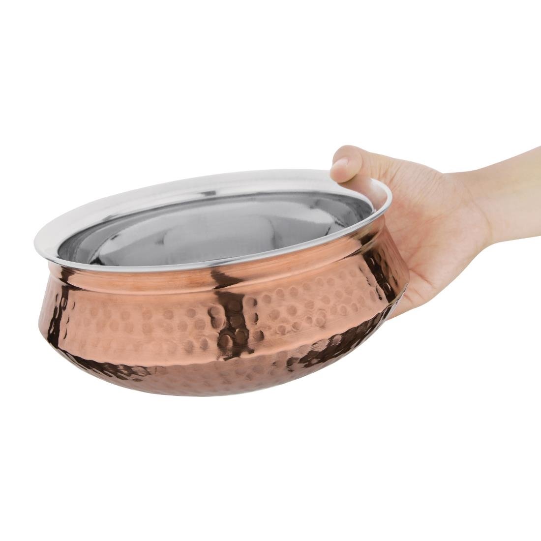Olympia Large Handi Serving Dish Copper 200(Ø)mm - FE299