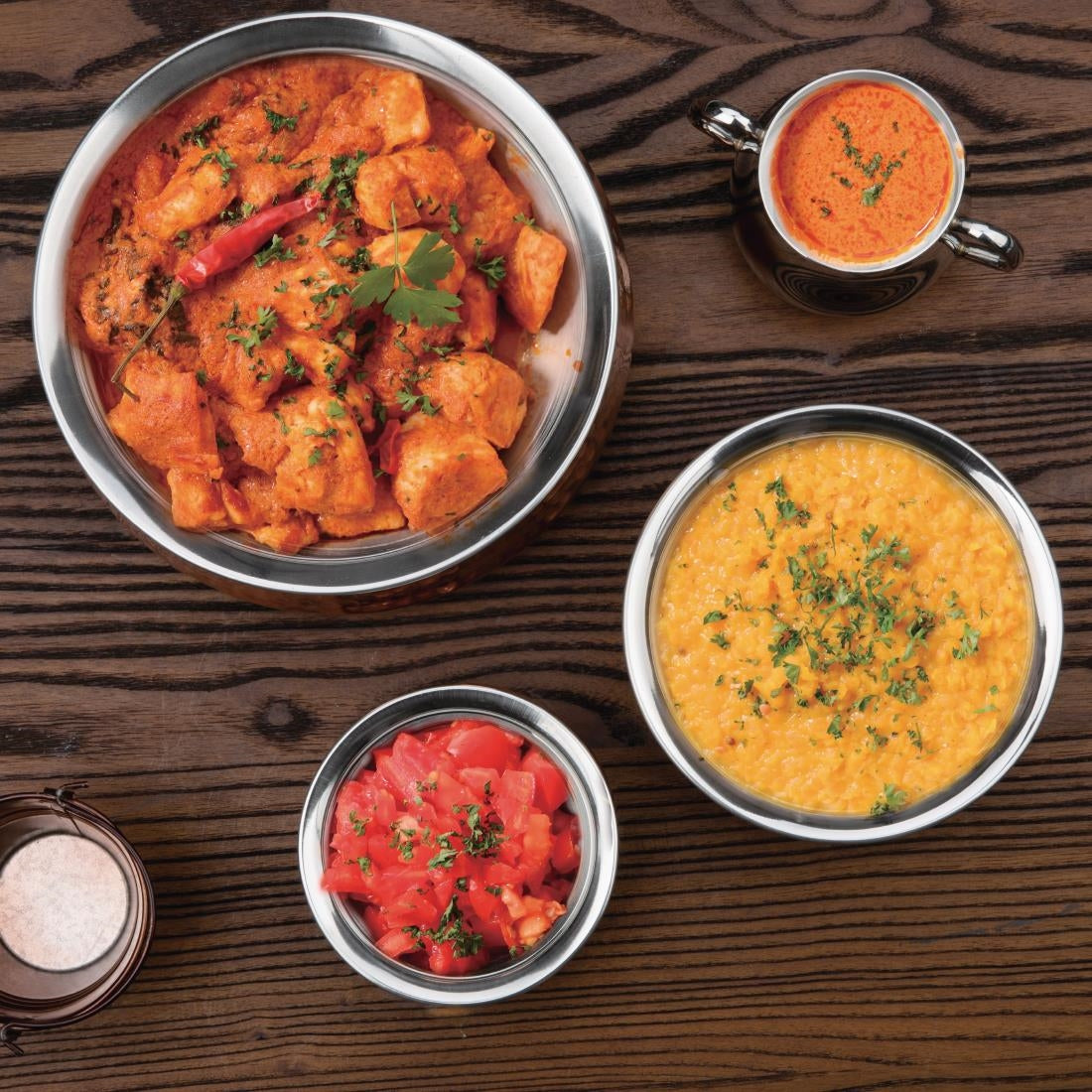 Olympia Large Handi Serving Dish Copper 200(Ø)mm - FE299