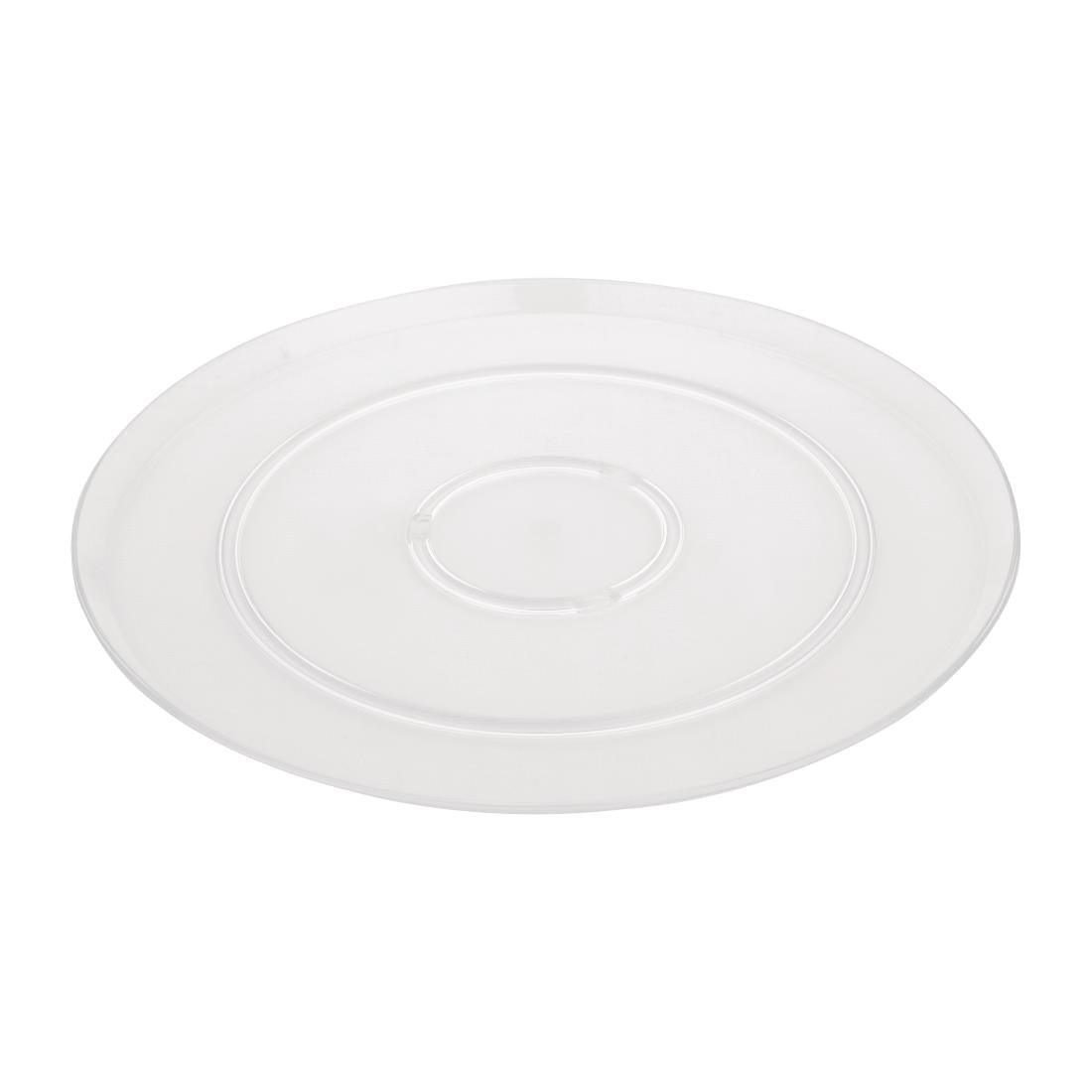 Olympia Kristallon Polycarbonate Display Plate Clear 345(Ø)mm - FE474