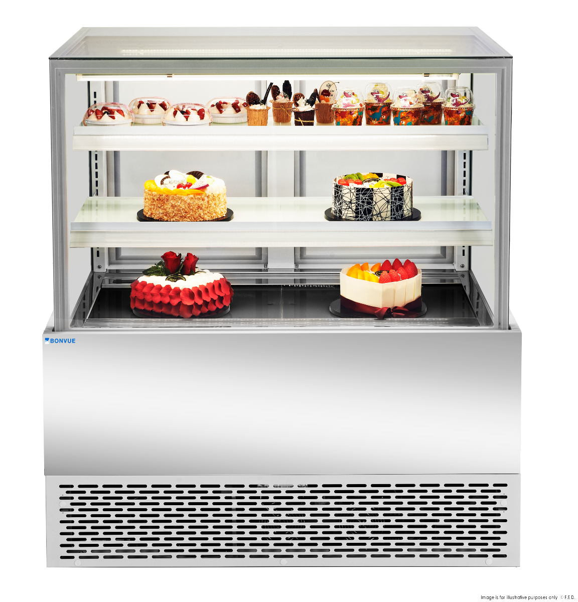 Bonvue Ice Cream Cake / Freezer Display - FICL-840V