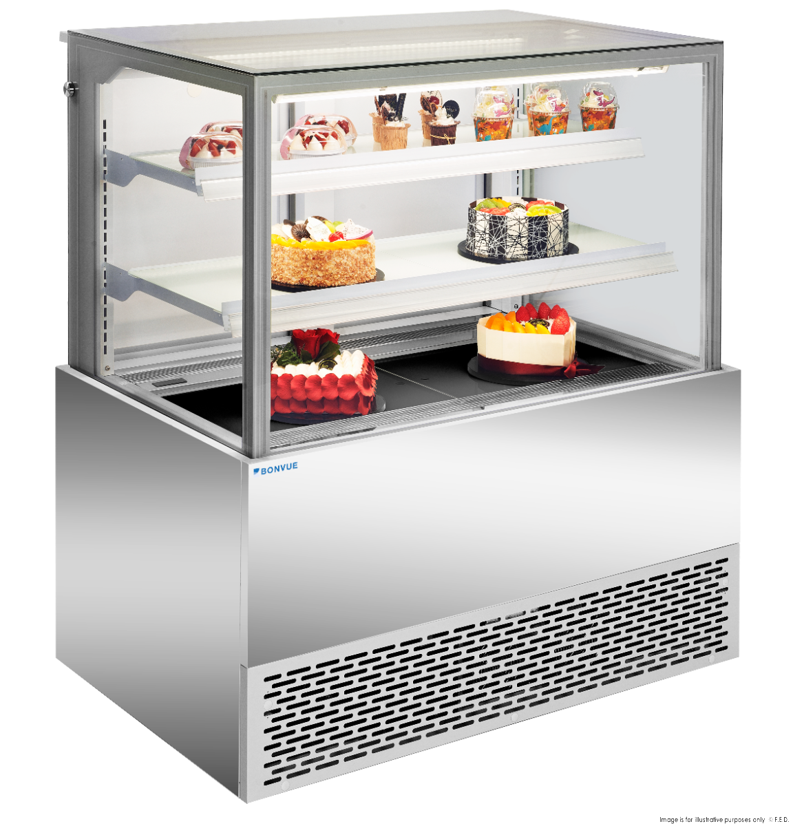 Bonvue Ice Cream Cake / Freezer Display - FICL-840V