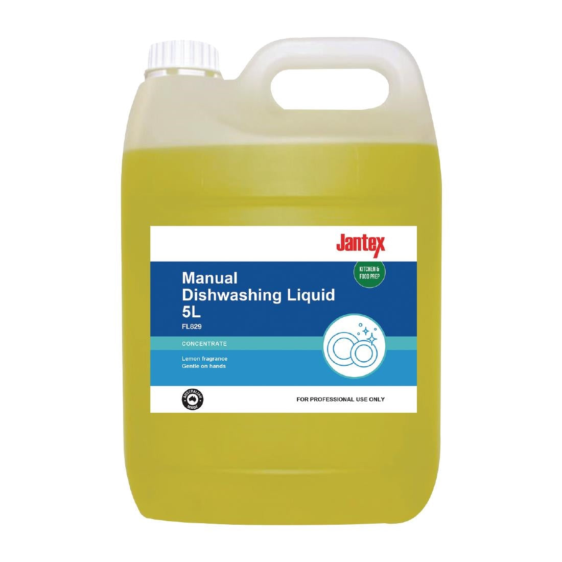 Jantex Manual Dishwashing Liquid Concentrate Lemon 5Ltr - FL829