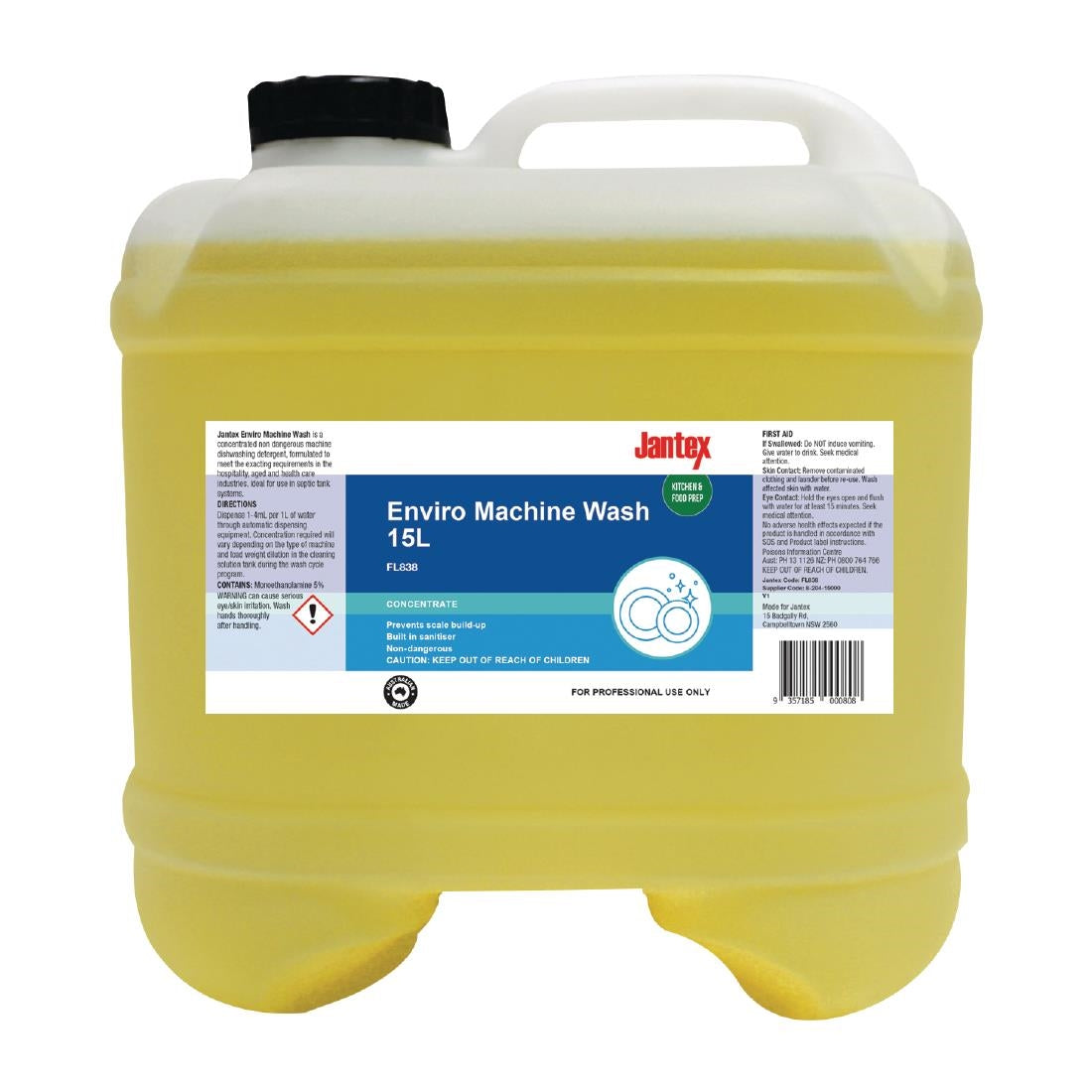 Jantex Enviro Dishwasher Detergent 15Ltr - FL838