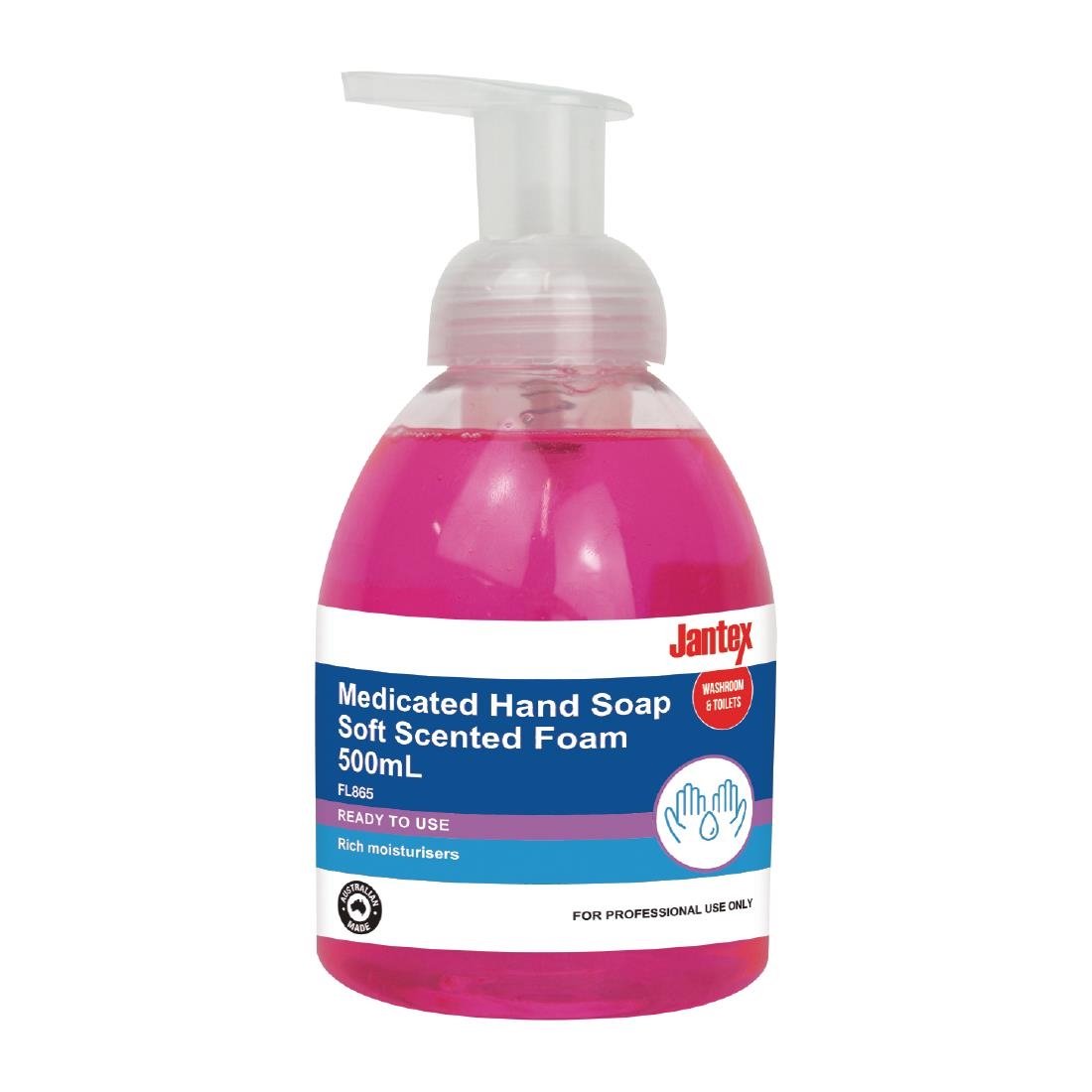 Jantex Medicated Hand Soap Soft Scent Foam 500ml - FL865