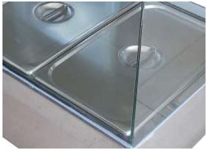 Cookrite 1/2 pans - 4 included Dry Hot Food Display 730 MM CRD 4 CRD-4