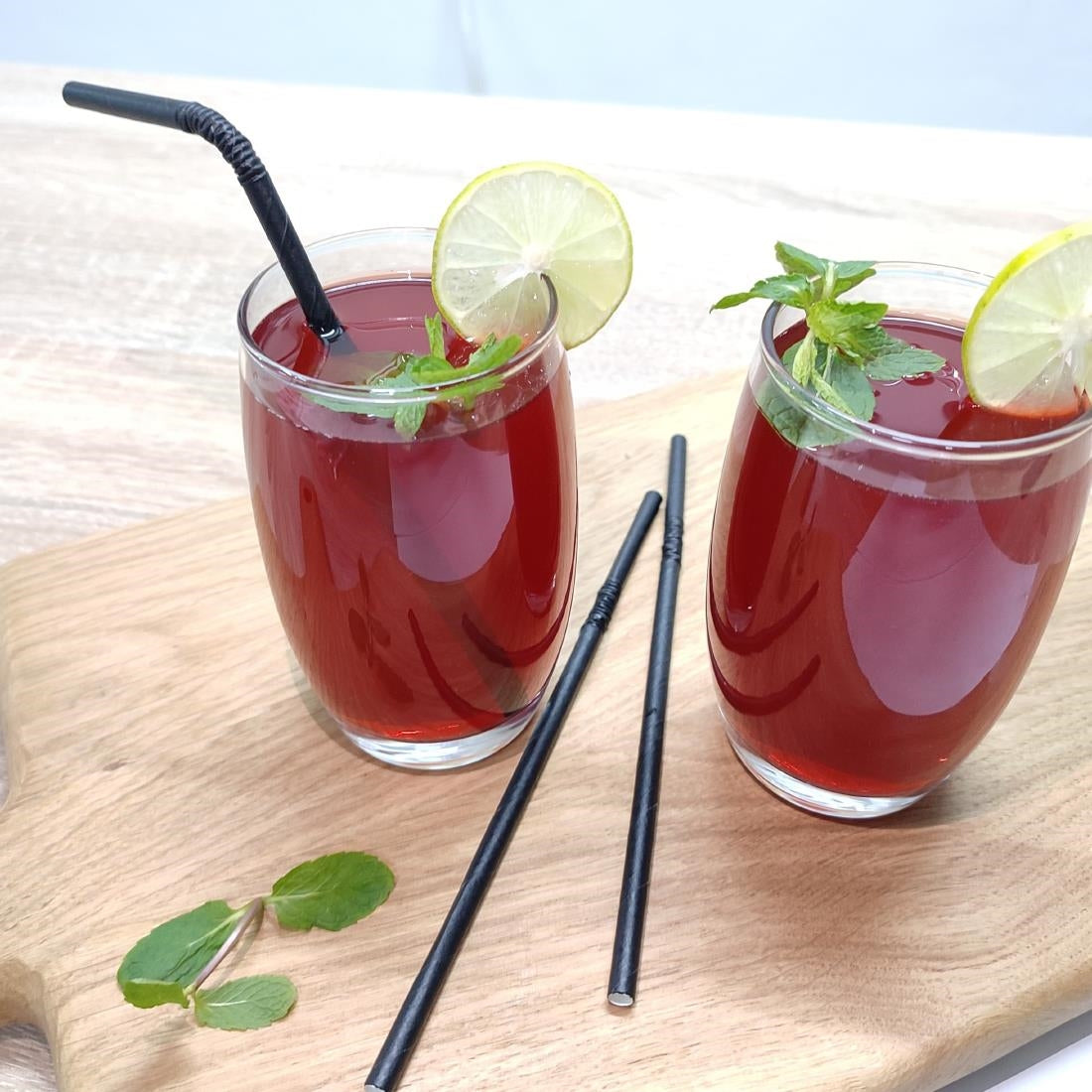 Fiesta Compostable Individually Wrapped Bendy Paper Straws Black (Pack of 250) - FP444