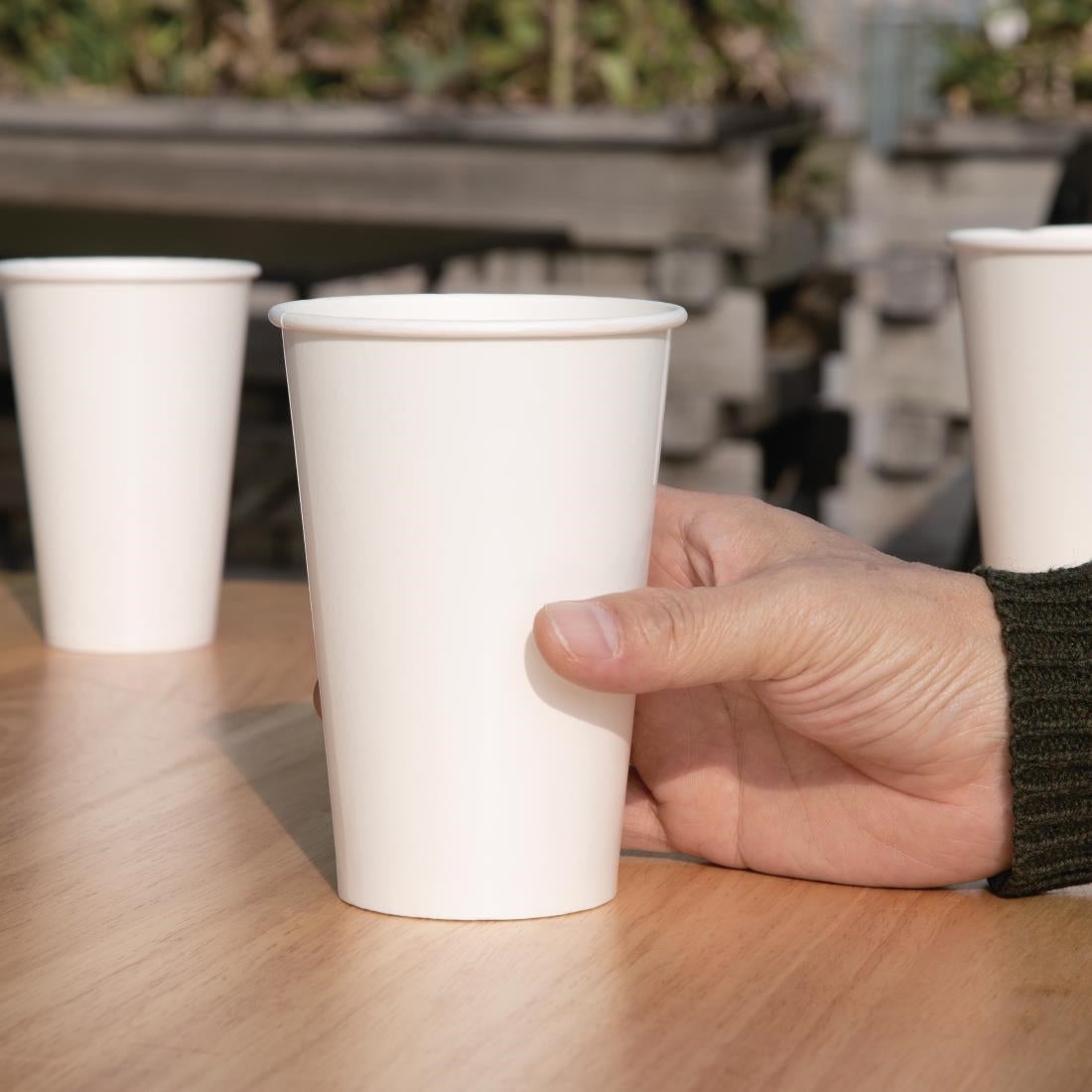 Fiesta Recyclable Cold Paper Cup 16oz 90mm (Pack of 1000) - FP781