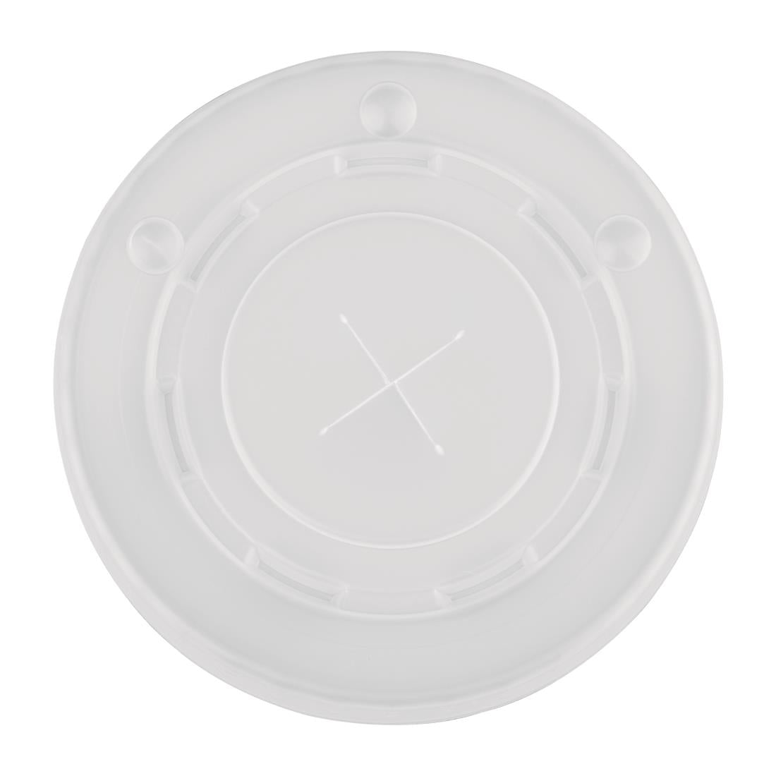 Fiesta Recyclable Polystyrene Lids for 16oz/20oz Cold Paper Cups 90mm (Pack of 1000) - FP784