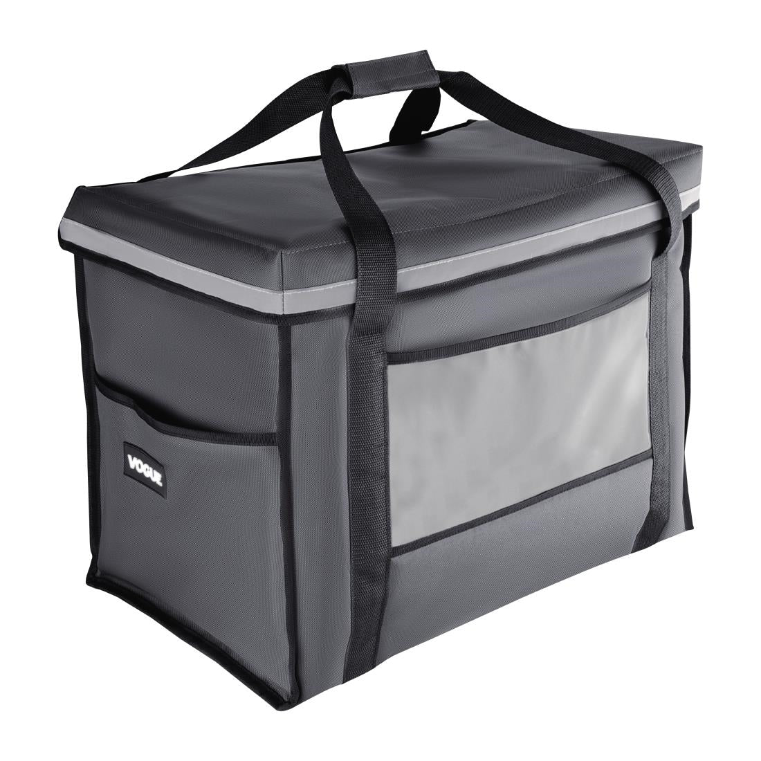 Vogue Insulated Folding Delivery Bag Grey 540x360x430mm - FR226