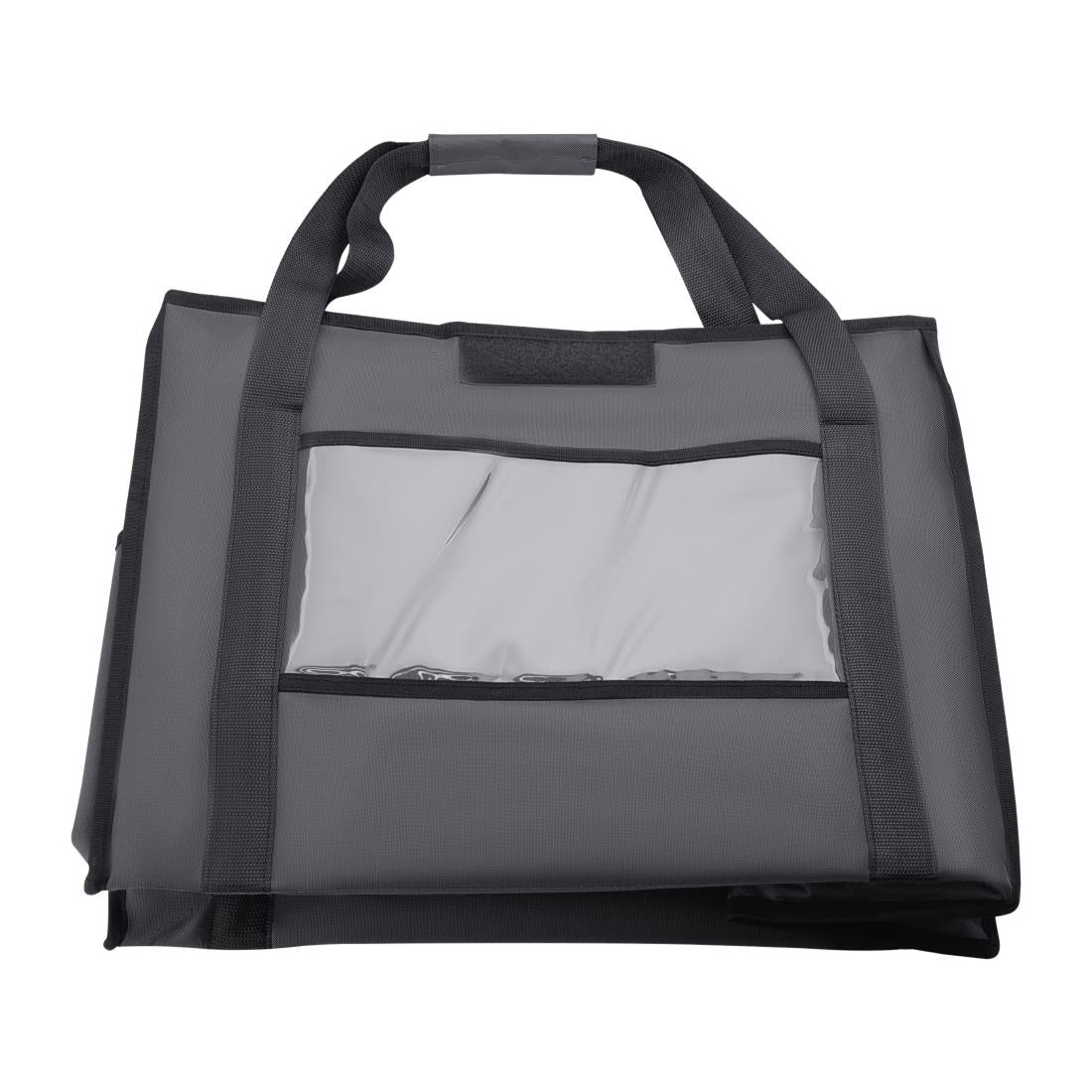 Vogue Insulated Folding Delivery Bag Grey 540x360x430mm - FR226