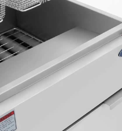 Cookrite ATFS-50 4 Tubes Gas Deep Fryer - Natural Gas/LPG