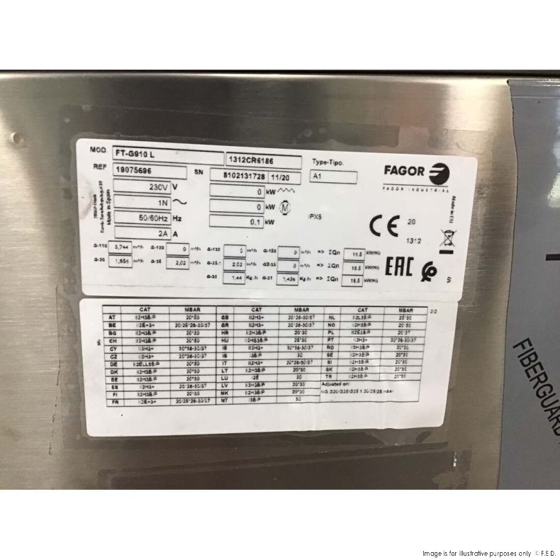 CLEARANCE - Fagor Kore 900 Series Gas Fry Top FT-G910L-VIC584