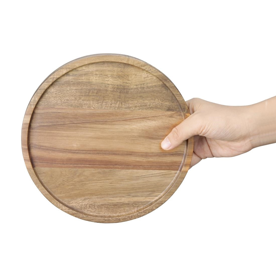 Olympia Acacia Round Plates 200(D)mm - FT611