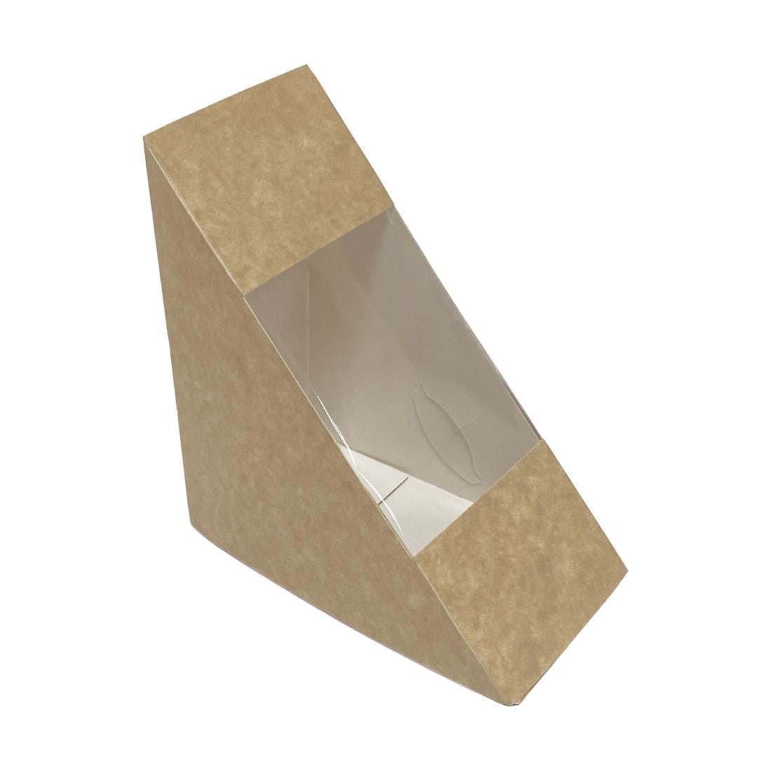 Fiesta Recyclable Standard Sandwich Wedge with PET window 65mm (Pack of 500) - FT650