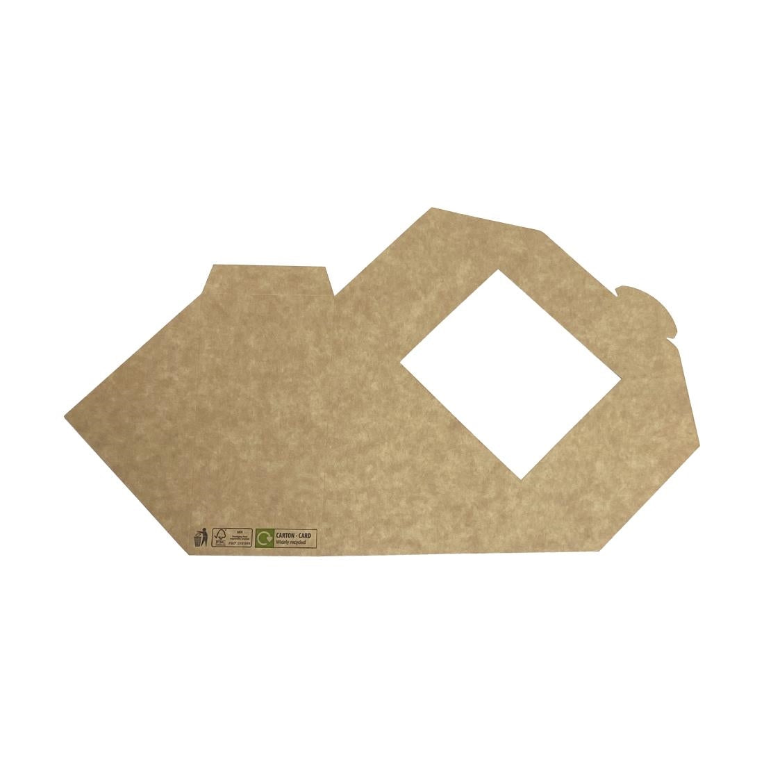 Fiesta Recyclable Standard Sandwich Wedge with PET window 65mm (Pack of 500) - FT650