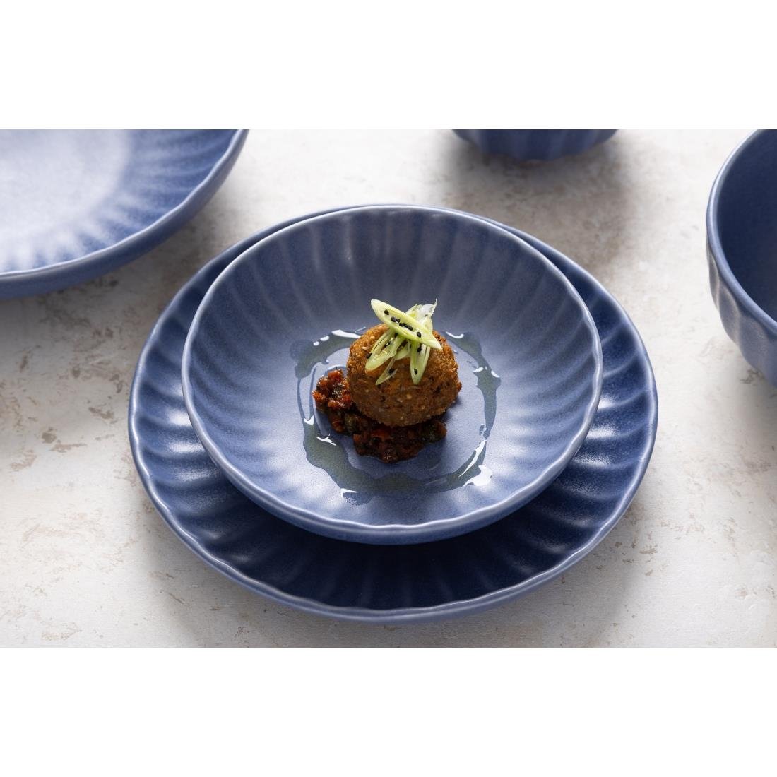 Olympia Corallite Coupe Bowls Blue - 220mm (6 pack) - FU203