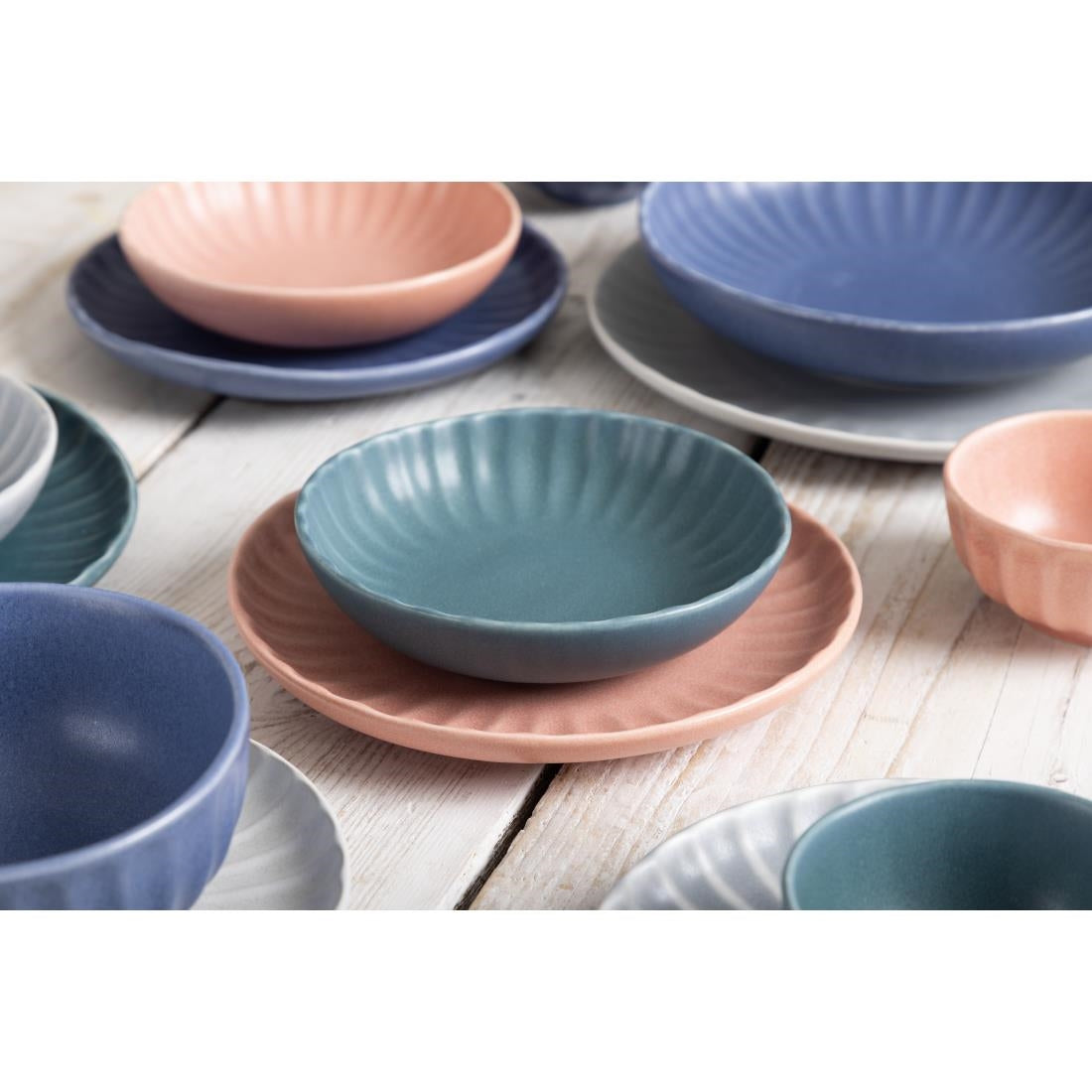 Olympia Corallite Plates Peach - 205mm (6 pack) - FU213
