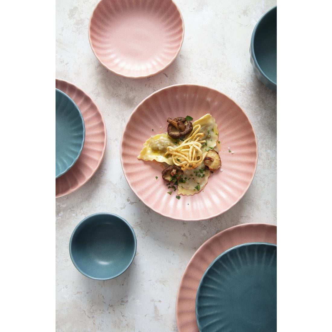 Olympia Corallite Coupe Bowls Peach - 160mm (6 Pack) - FU217