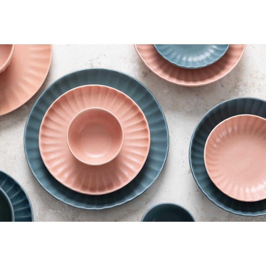Olympia Corallite Plates Peach - 205mm (6 pack) - FU213
