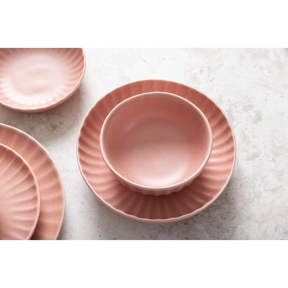 Olympia Corallite Deep Bowls Peach - 105mm (12 Pack) - FU216