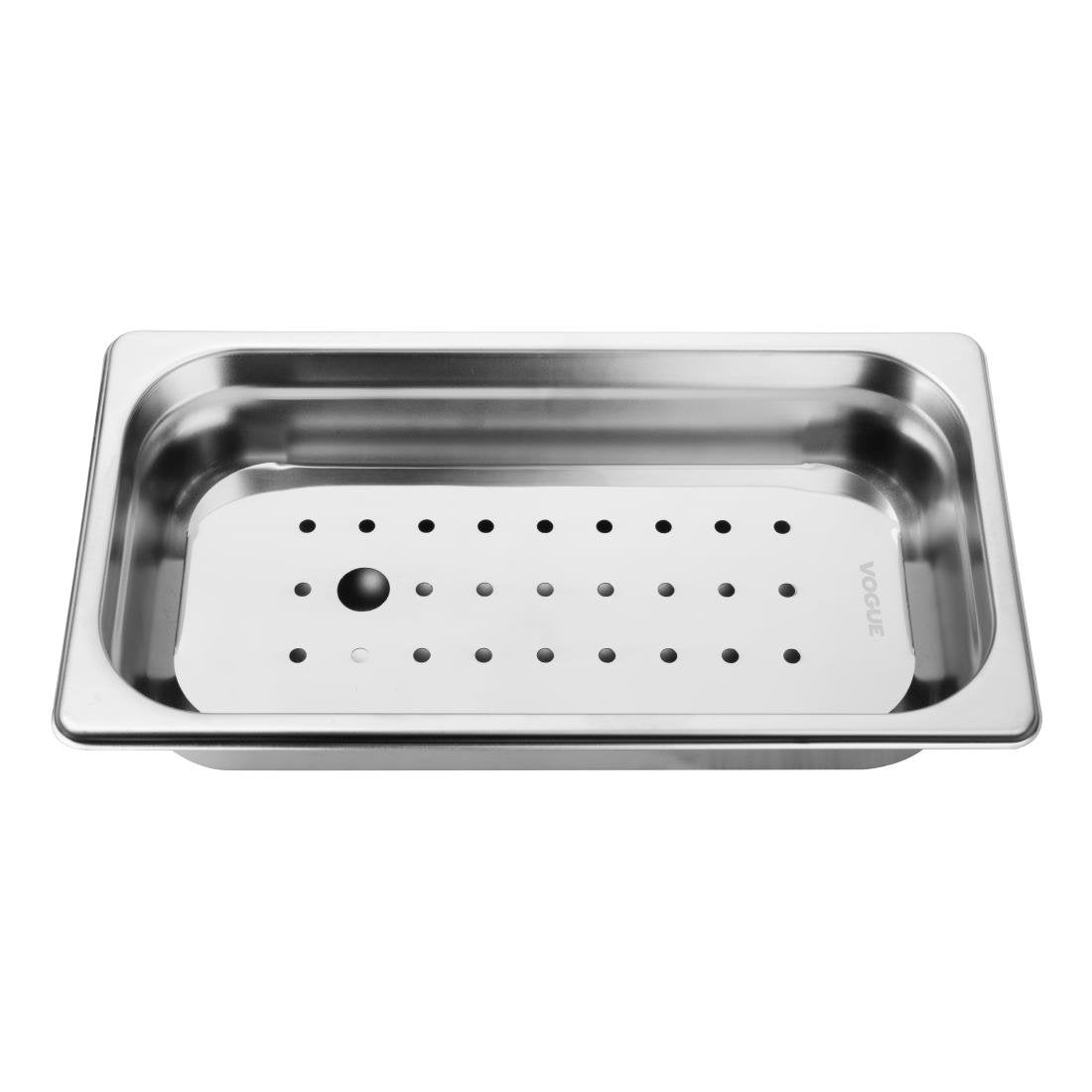 Vogue St/St GN Drainer Tray for GN 1/3 - FU268