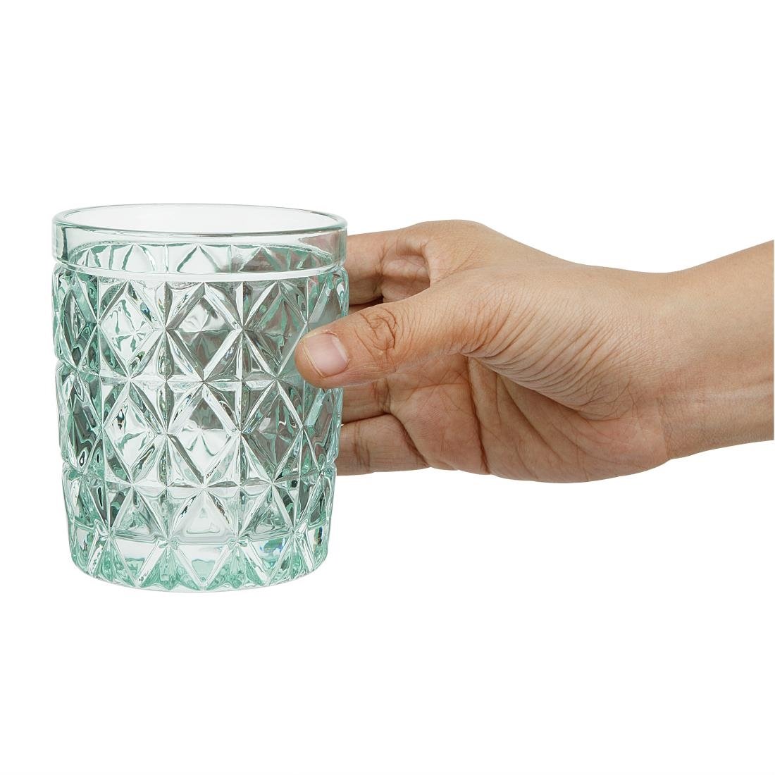 Olympia Havana Tumblers Green 300ml (6 Pack) - FU424