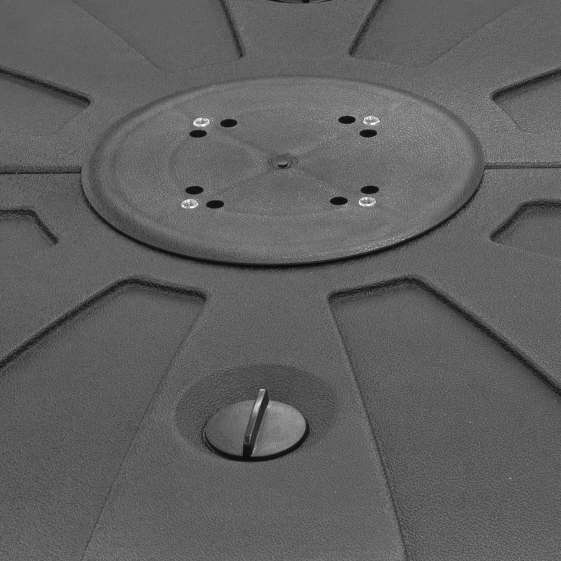 Bolero Heavy Duty Water Fill Parasol Base - 100kg (filled) - FU509