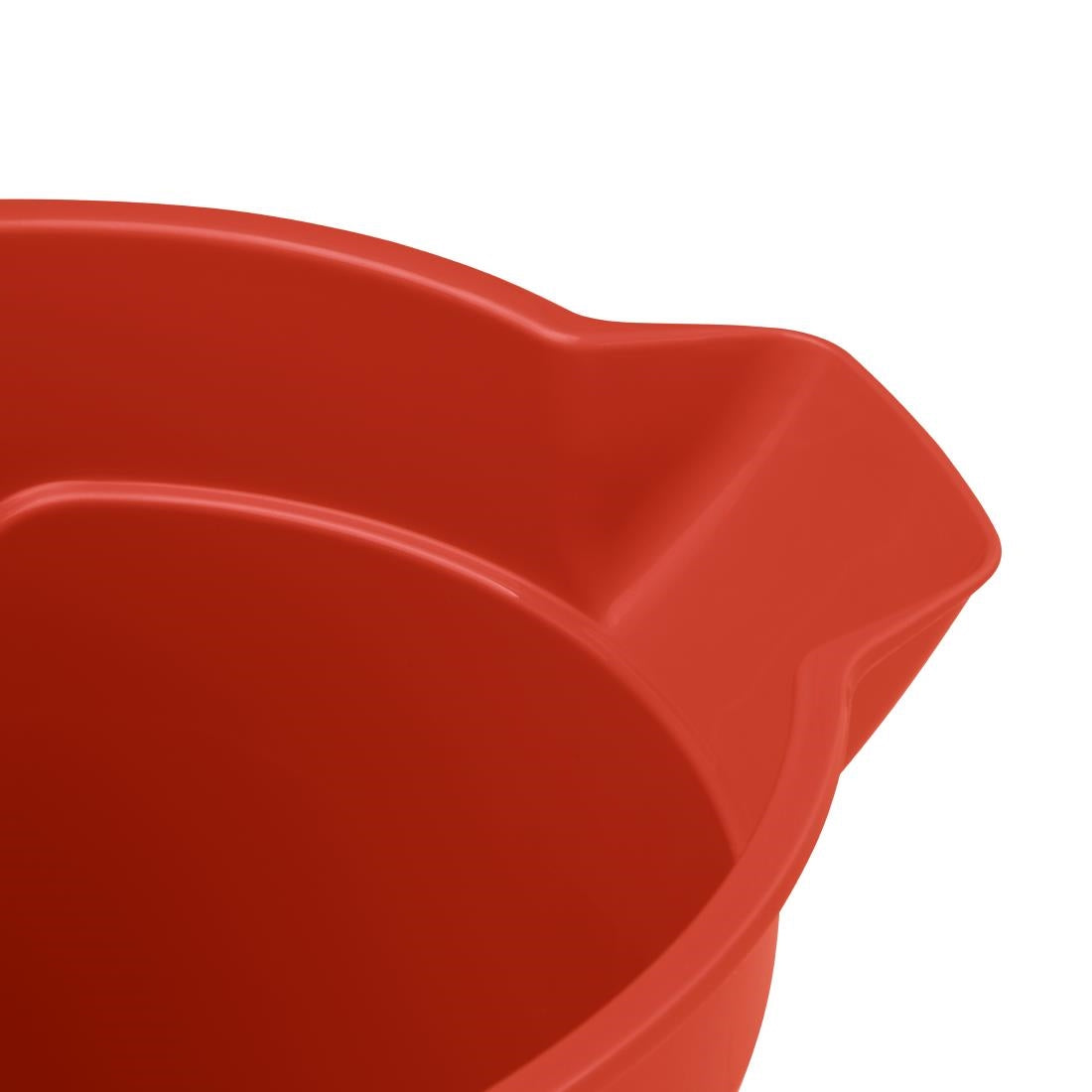 Jantex Red Graduated Bucket with Pouring Lip 10ltr - FU832
