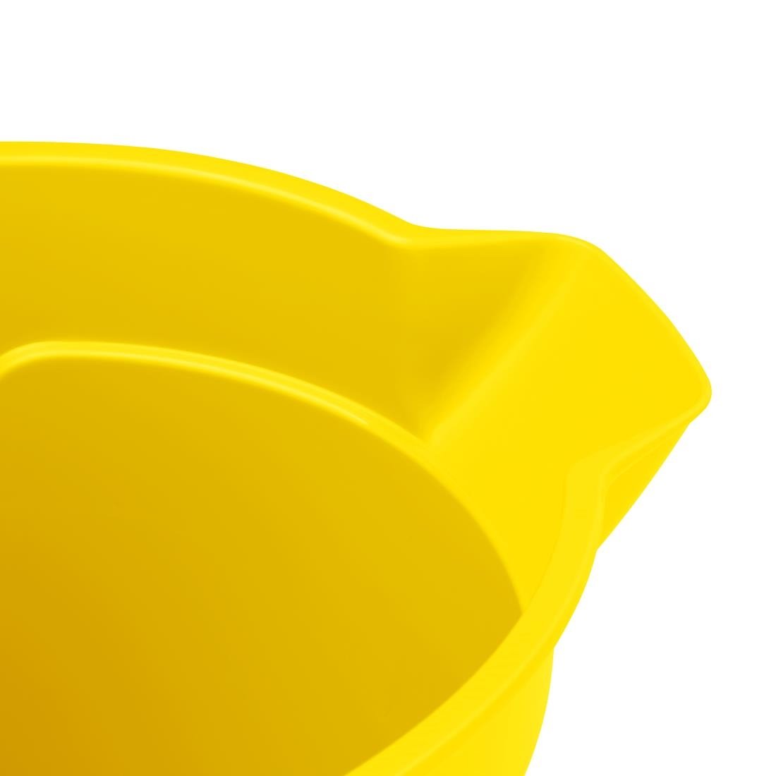 Jantex Yellow Graduated Bucket with Pouring Lip 10ltr - FU834