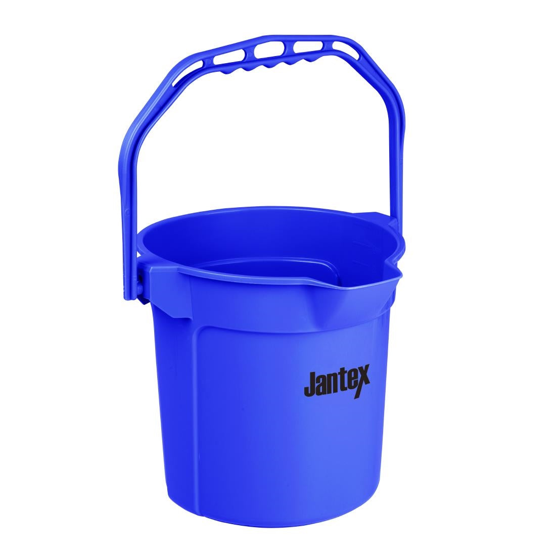Jantex Blue Graduated Bucket with Pouring Lip 10ltr - FU835