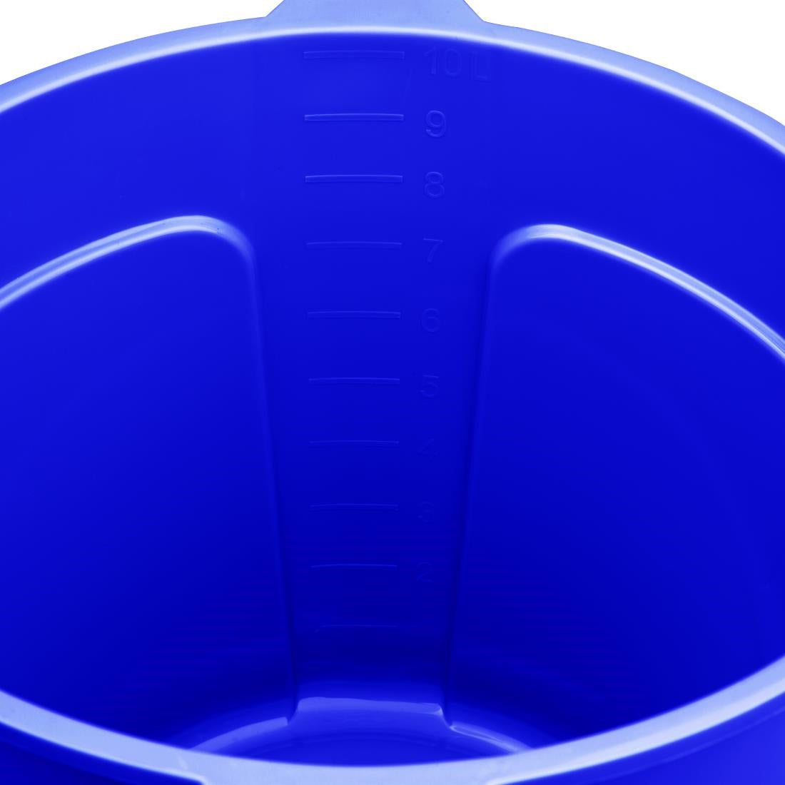 Jantex Blue Graduated Bucket with Pouring Lip 10ltr - FU835