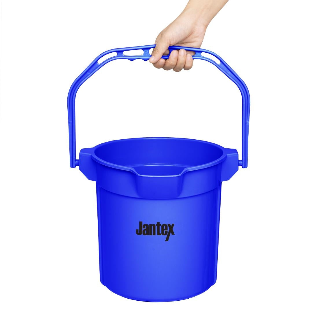 Jantex Blue Graduated Bucket with Pouring Lip 10ltr - FU835