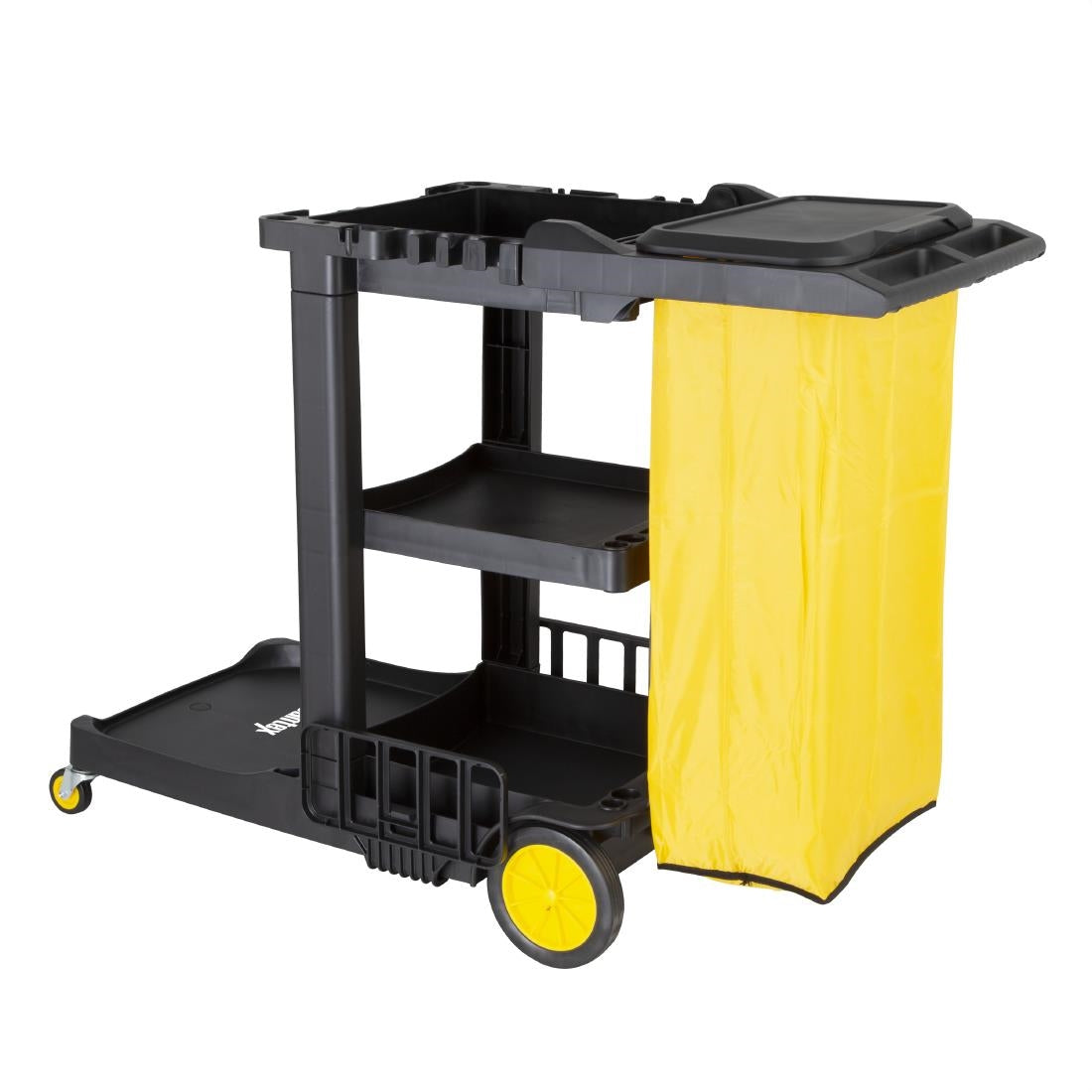Jantex Cleaning Trolley Black - FU997