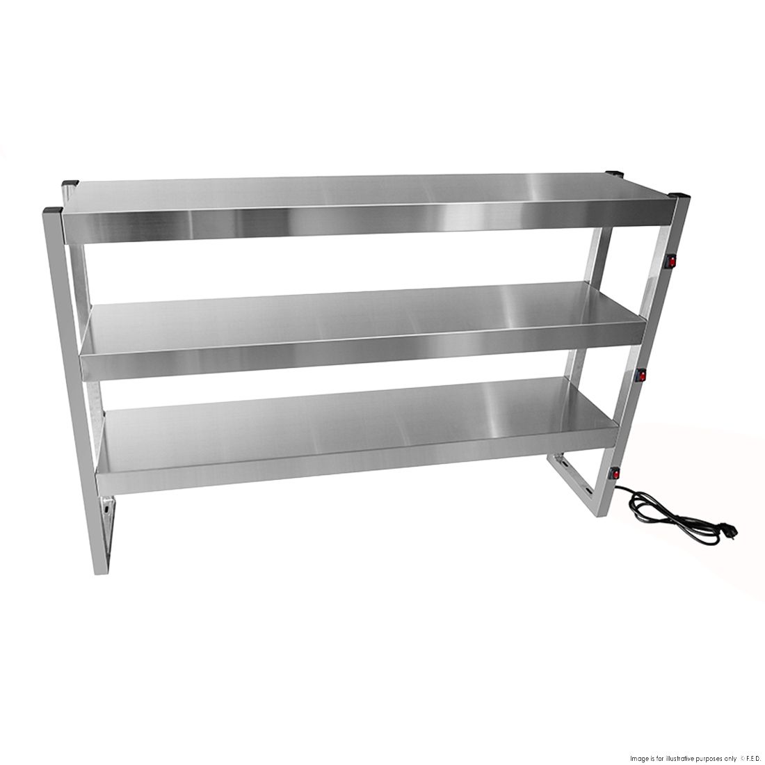 Benchstar Commercial Food Warmer with 12 Lamps - FW12L-153