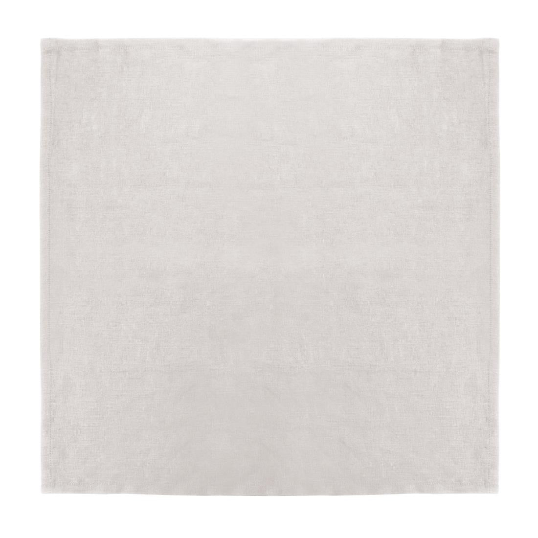 Olympia Linen Table Napkin Sand 400x400mm (12 Pack) - FW699