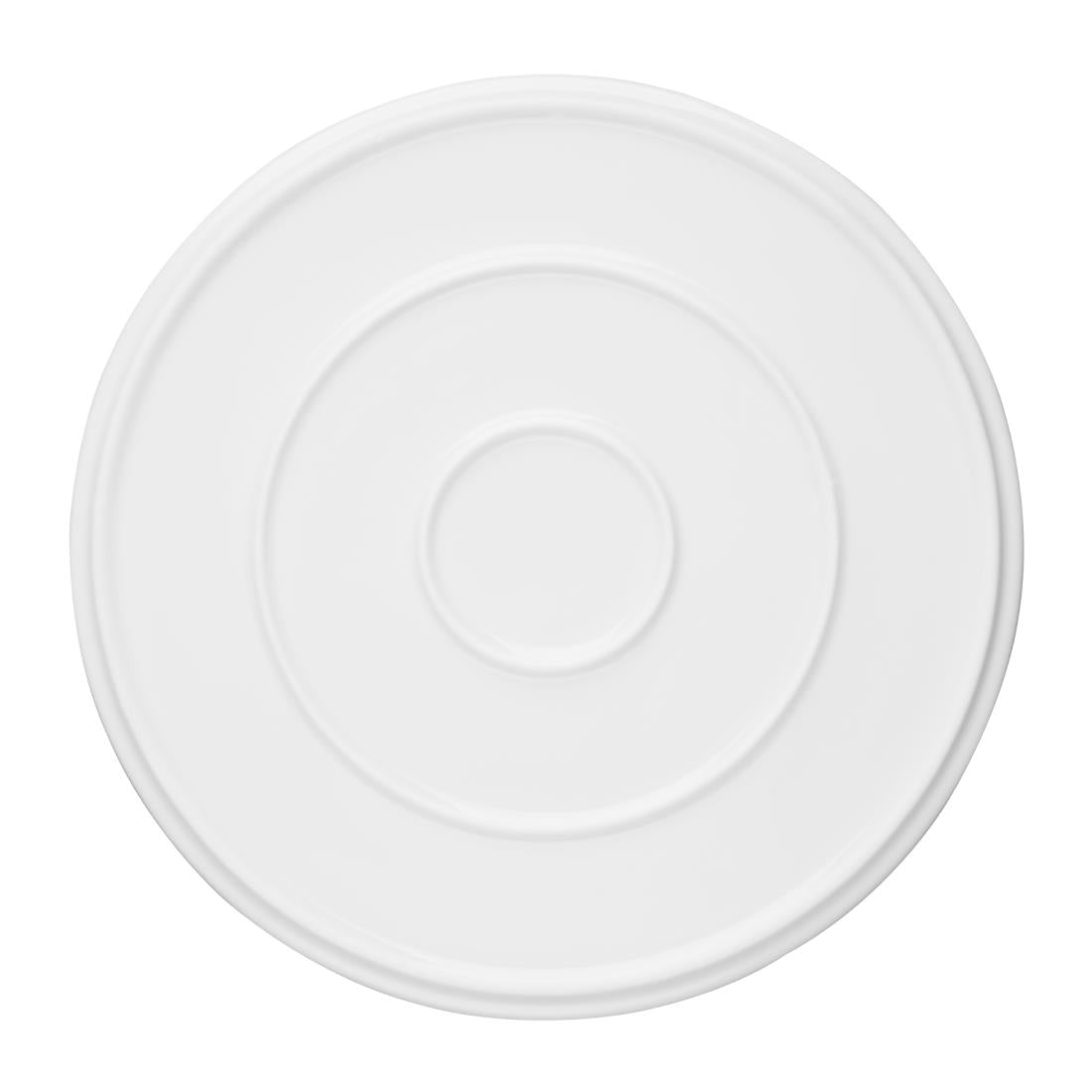 Olympia Whiteware Flat Round Plate 268mm (4 Pack) - FW814