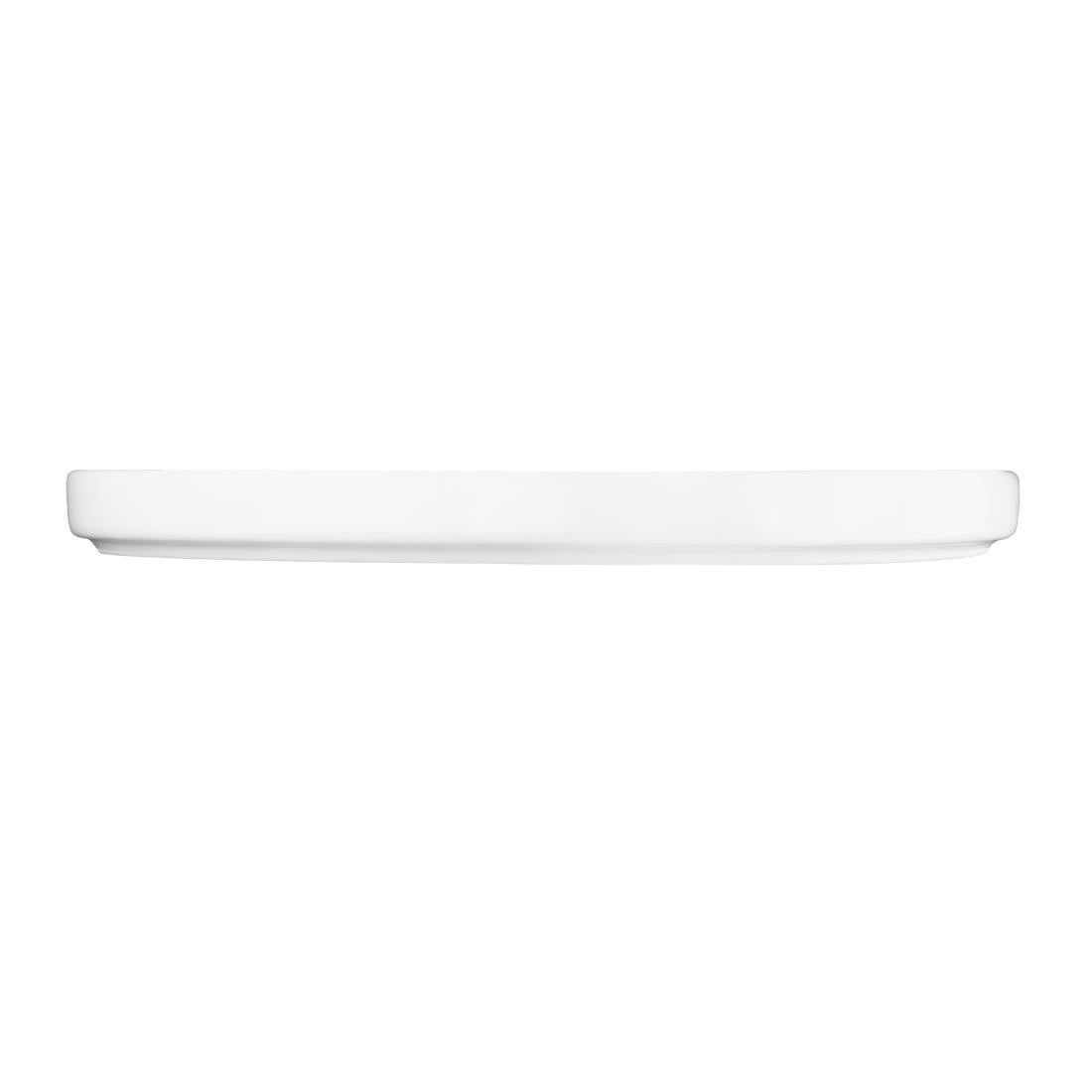 Olympia Whiteware Flat Round Plate 268mm (4 Pack) - FW814