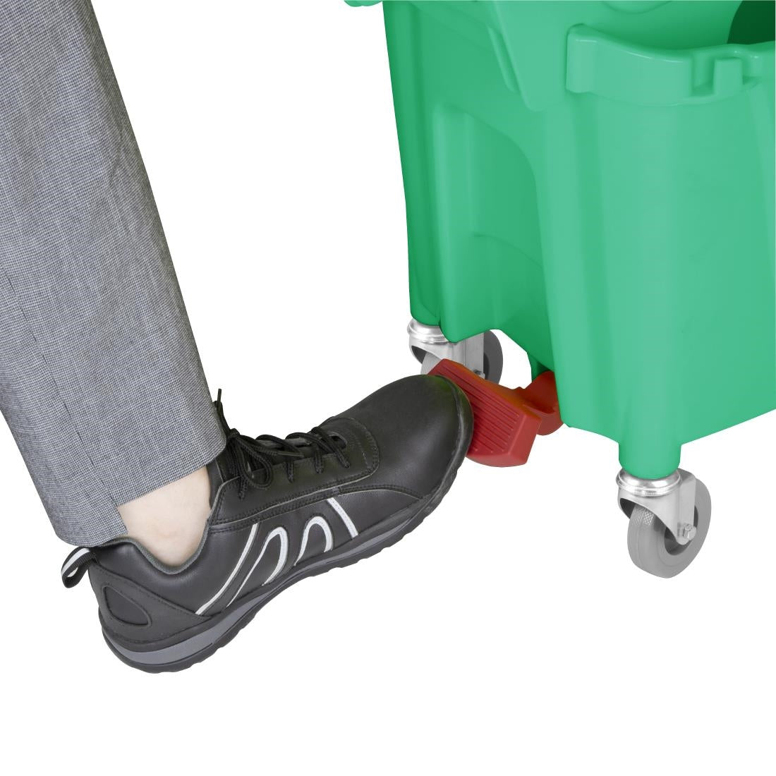 Jantex 30ltr Mop Bucket with Foot Pedal release - Green - FW867