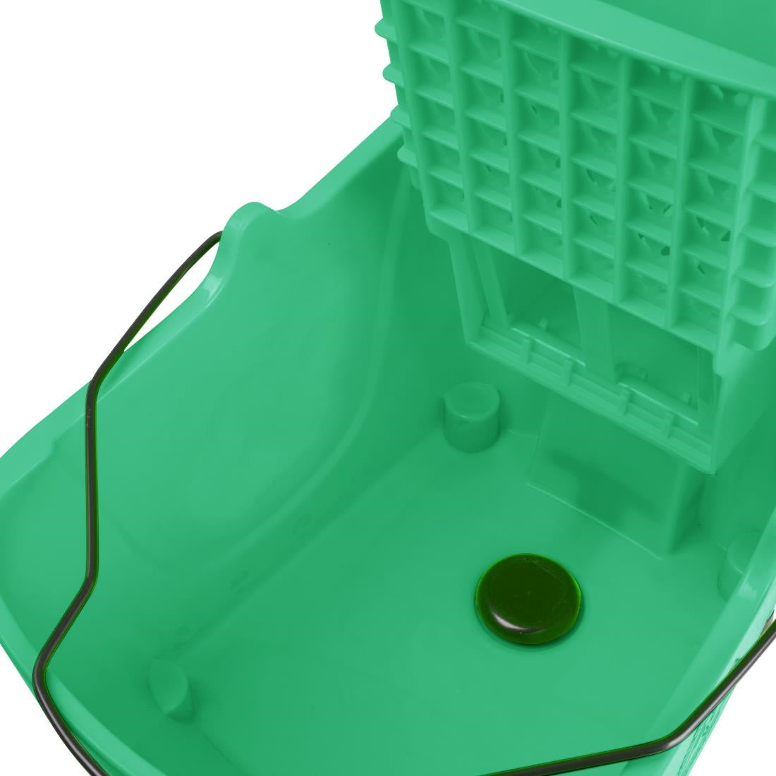 Jantex 30ltr Mop Bucket with Foot Pedal release - Green - FW867