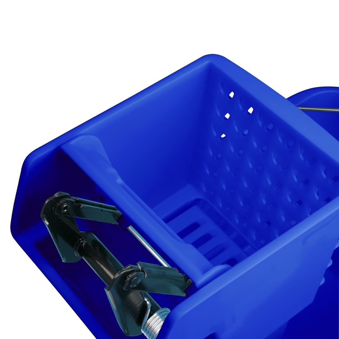 Jantex 30ltr Mop Bucket with Foot Pedal release - Blue - FW869