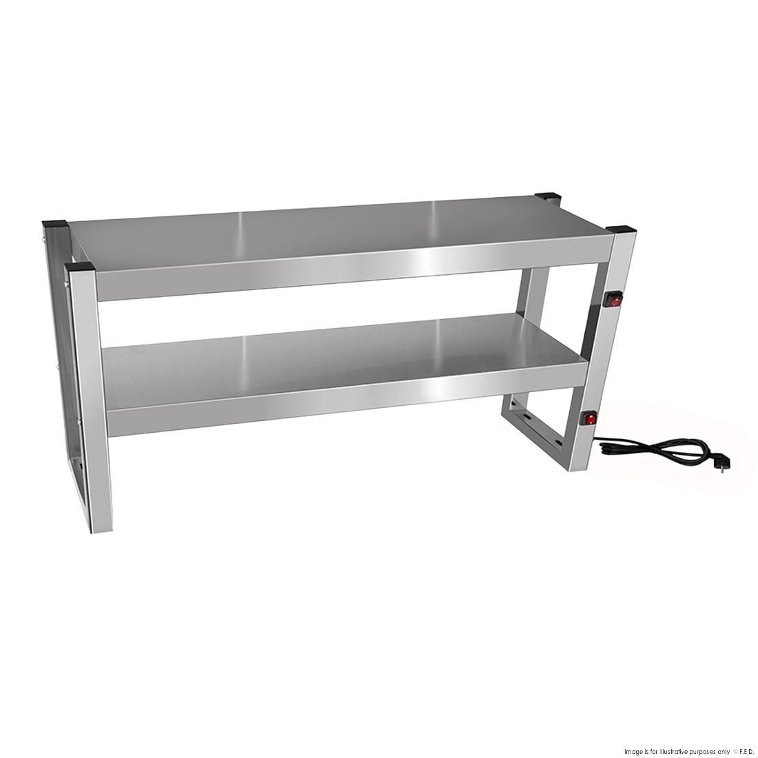 Benchstar Commercial Food Warmer with 8 Lamps - FW8L-152