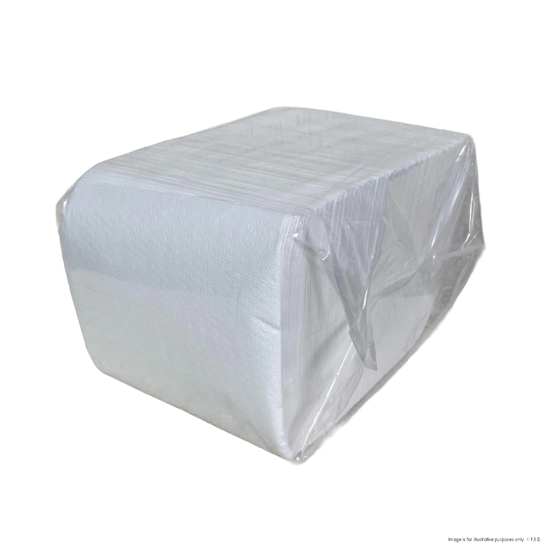 PakMax 1 ply 500 Sheets 1/4 Fold White Napkin - FWN114-315-500
