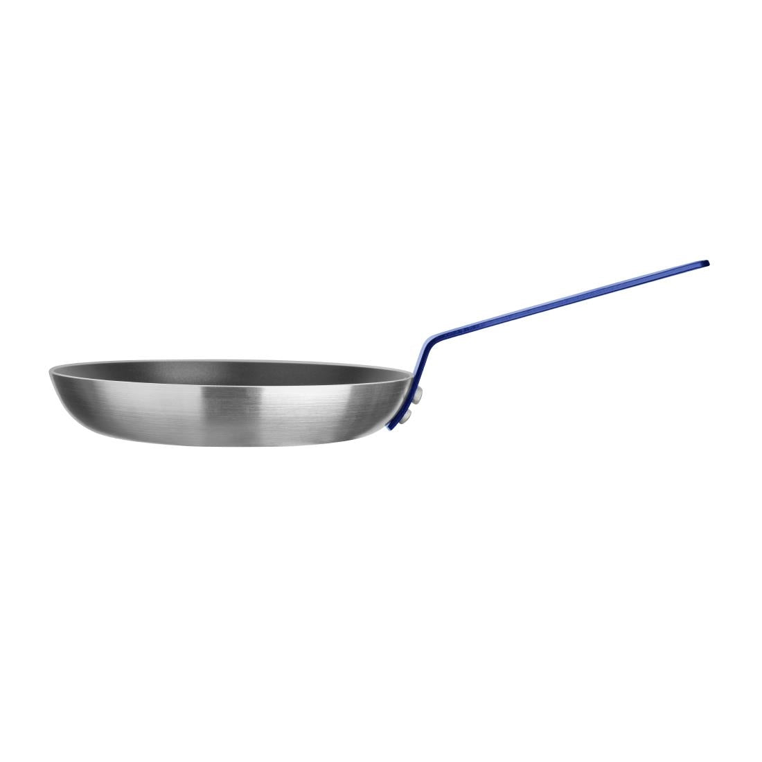 Hygiplas Aluminium Non-stick Teflon Platinum Plus Frying Pan with Blue Handle 24cm - HT971